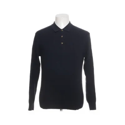 Rugby shirt (Blauw) van John Henric Katoen, Kasjmier