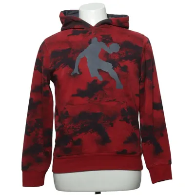 Hoodie (Red, Black) from And1 Cotton, Polyester
