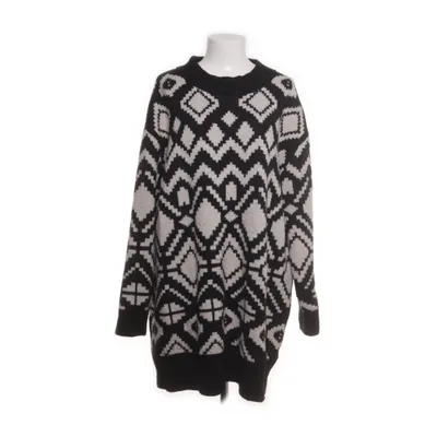 Venteskjorte (Sort, Hvid) fra H&M Mama Akryl, Elastan, Polyester, Uld