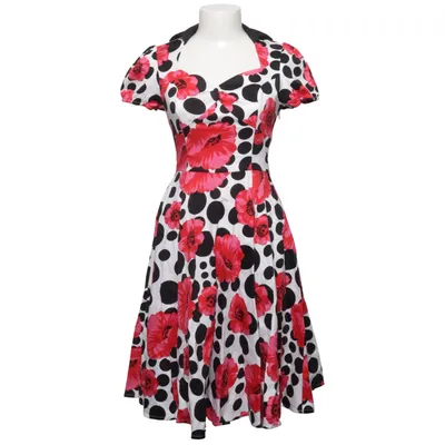 Dress (White, Black, Red) from H&R Cotton, Elastane