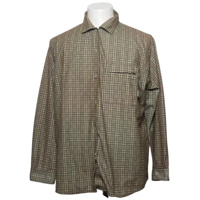 Flannel shirt (Brown, Yellow) from Feroti Sport Polyester