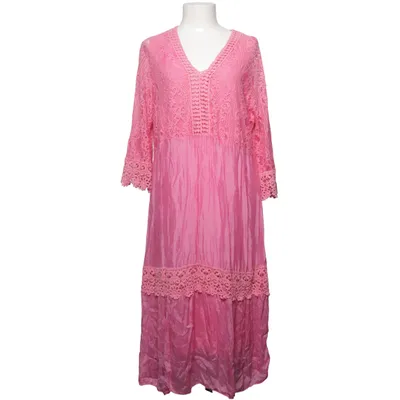 Kjole (Pink) Elastan, Silke, Viscose