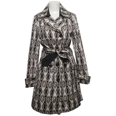 Coat (Black, White) from Beaumont Cotton, Elastane