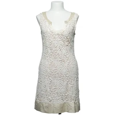 Robe (Blanc, Beige) de Halé Bob Coton, Élasthane, Polyester