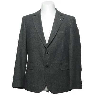 Blazer (Gris) de Commander Acrylique, Coton, Polyester, Viscose, Laine
