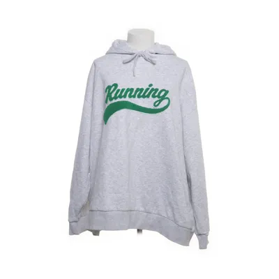 Hoodie (Gray, Green) from H&M Cotton, Polyester, Viscose