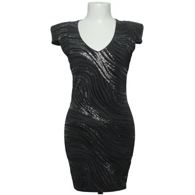 Robe (Noir, Argent) de John Zack Élasthane, Polyester
