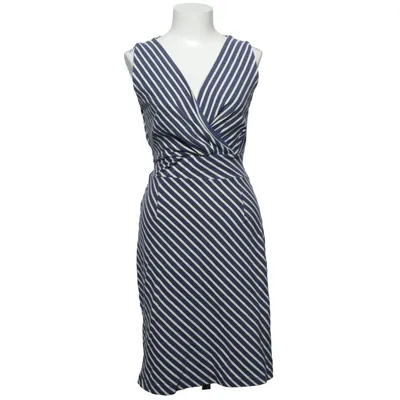 Dress (Blue, White) from King Louie Elastane, Organic cotton