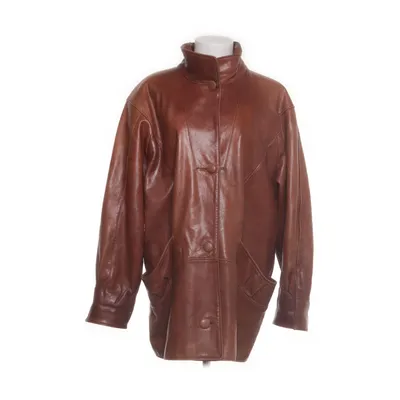 Leather coat (Brown) from Friitala