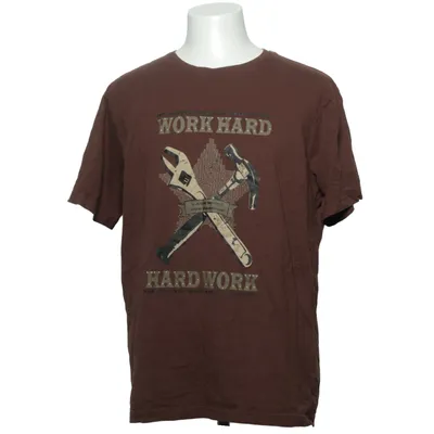 T-shirt (Brun) från Bluewear Bomull