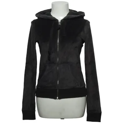 Hoodie (Black) from Hollister Cotton, Polyester