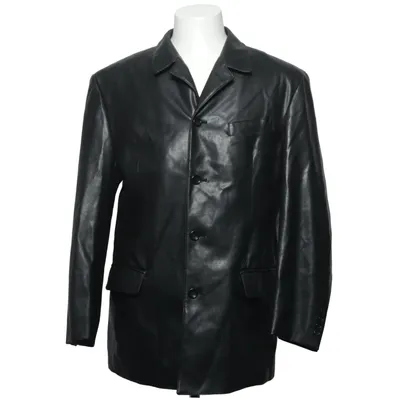 Jakke (Sort) fra Theo Wormland Bomuld, Polyester, Polyurethan