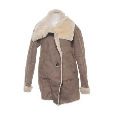 Shearlingjacka (Brun, Beige) från Zara Trafaluc Collection Polyester