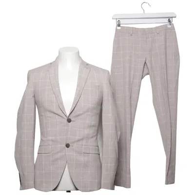 Suit (Beige) from Isaac Dewhirst Elastane, Polyester, Viscose