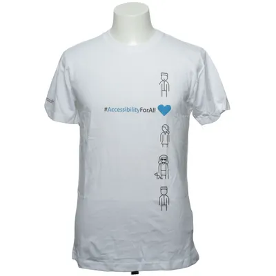 T-shirt (Blanc) de Microsoft Coton