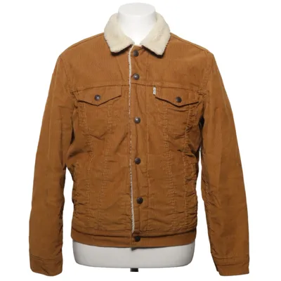 Fodrad jeansjacka (Brun) från Levi Strauss & Co Bomull, Elastan, Polyester
