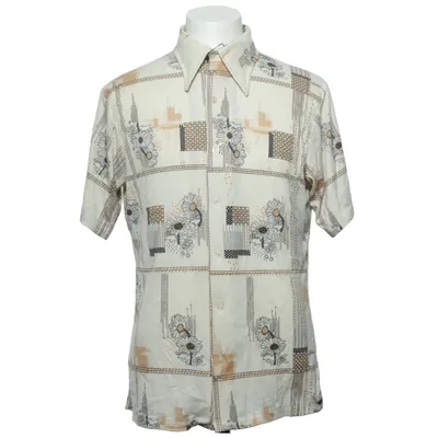 Chemise à manches courtes (Beige, Marron, Noir) de Campus Polyamide