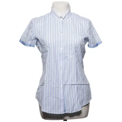 Korte mouwen shirt (Blauw, Wit, Groen) van Van Laack Katoen