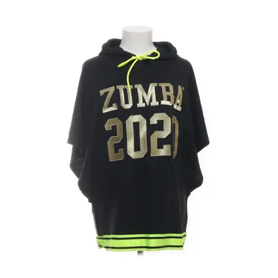 Kortärmad huvtröja (Svart, Gul) från Zumba Bomull, Polyester