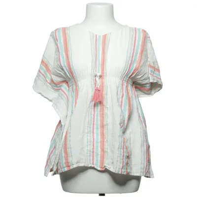 Haut (Blanc, Multicolore) de Zara Accessories Coton, Fibre métallique