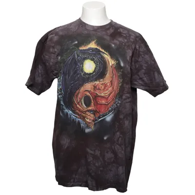 T-shirt (Zwart, Meerkleurig) van The Mountain Katoen