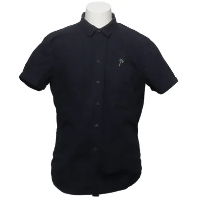 Chemise à manches courtes (Bleu) de Blend Denim Coton