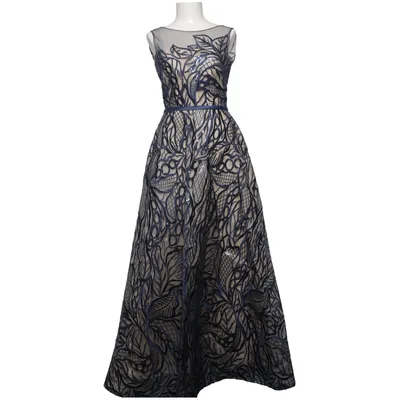 Avondjurk (Blauw, Beige) van Basix Polyester