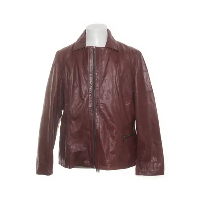 Läderjacka (Röd) från Molltan Skinn, Polyester