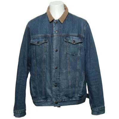 Fodrad jeansjacka (Blå) från Lucky Brand Bomull, Polyester