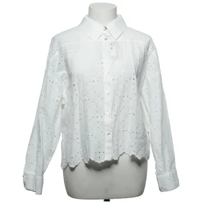 Blouse (Blanc) de Zara Coton, Polyester
