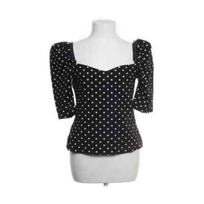 Blouse (Black, Multicolored) from H&M Viscose, Polyamide, Elastane