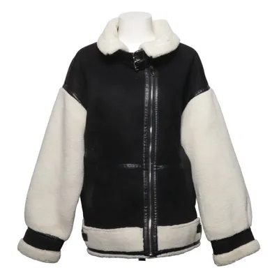 Shearlingjacka (Svart, Vit) från Moocci Polyester