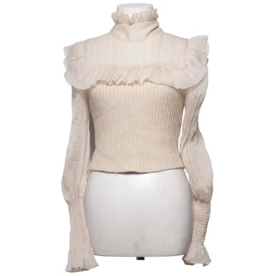 Blouse (Beige) de Zara Polyamide, Polyester, Viscose