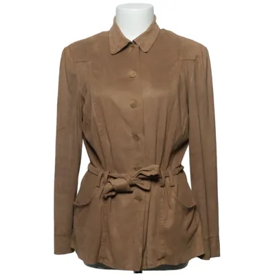 Jacket (Beige) from Caroline Biss Elastane, Polyester