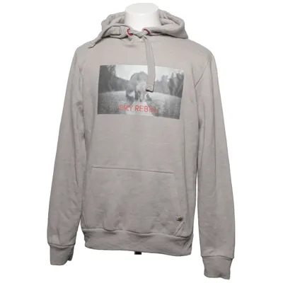 Hoodie (Gray) from Sky Rebel Cotton, Polyester