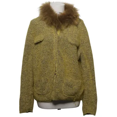 Cardigan (Jaune) de Luisa Cerano Élasthane, Mohair, Polyamide, Polyester, Soie, Viscose, Laine