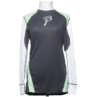 Base layer shirt (Gray, White, Green) from Björn Dæhlie Elastane, Polyester