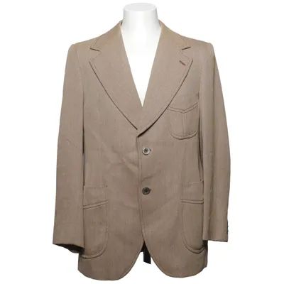 Kavaj (Beige) från Elson Polyester, Ull