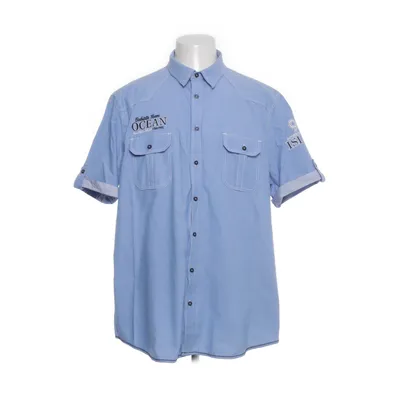 Short sleeve shirt (Blue) from Babista Cotton