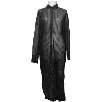 Robe chemise (Noir, Argent) de Karmamia Élasthane, Polyester