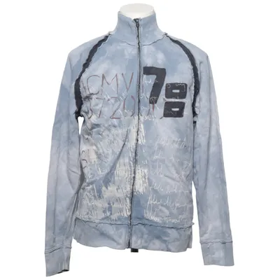 Cardigan (Blå, Hvid) fra Topman Bomuld
