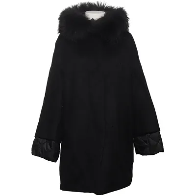 Winter coat (Black) from MaxMara Studio Polyester, Wool