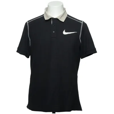 Polotrøje (Sort, Beige) fra Nike Golf Bomuld, Polyester