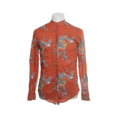 Shirt (Orange, Multicolored) from Zara Man Cotton