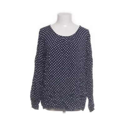 Blouse (Wit, Blauw) van Clarina Collection