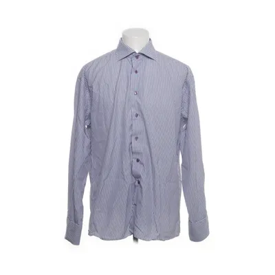 Shirt (White, Blue) from Allan Clark Cotton