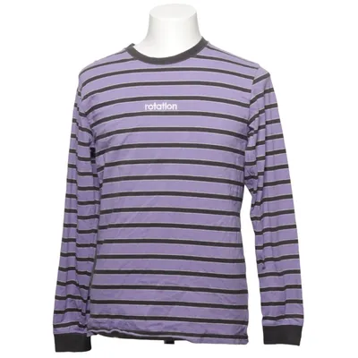Långärmad t-shirt (Lila, Svart) från Rotation Bomull
