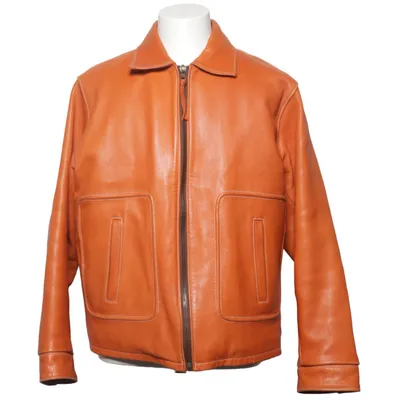 Læderjakke (Orange) fra Chapal Læder
