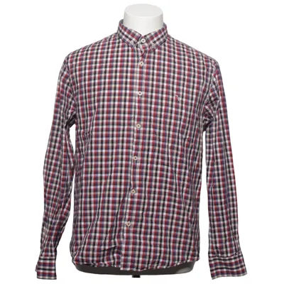 Buttondown-skjorta (Röd, Blå, Vit) från Baracuta Bomull