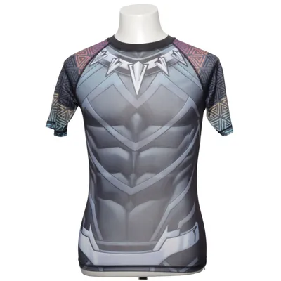T-shirt (Sort, Flerfarvet) fra Marvel Avengers Elastan, Polyester